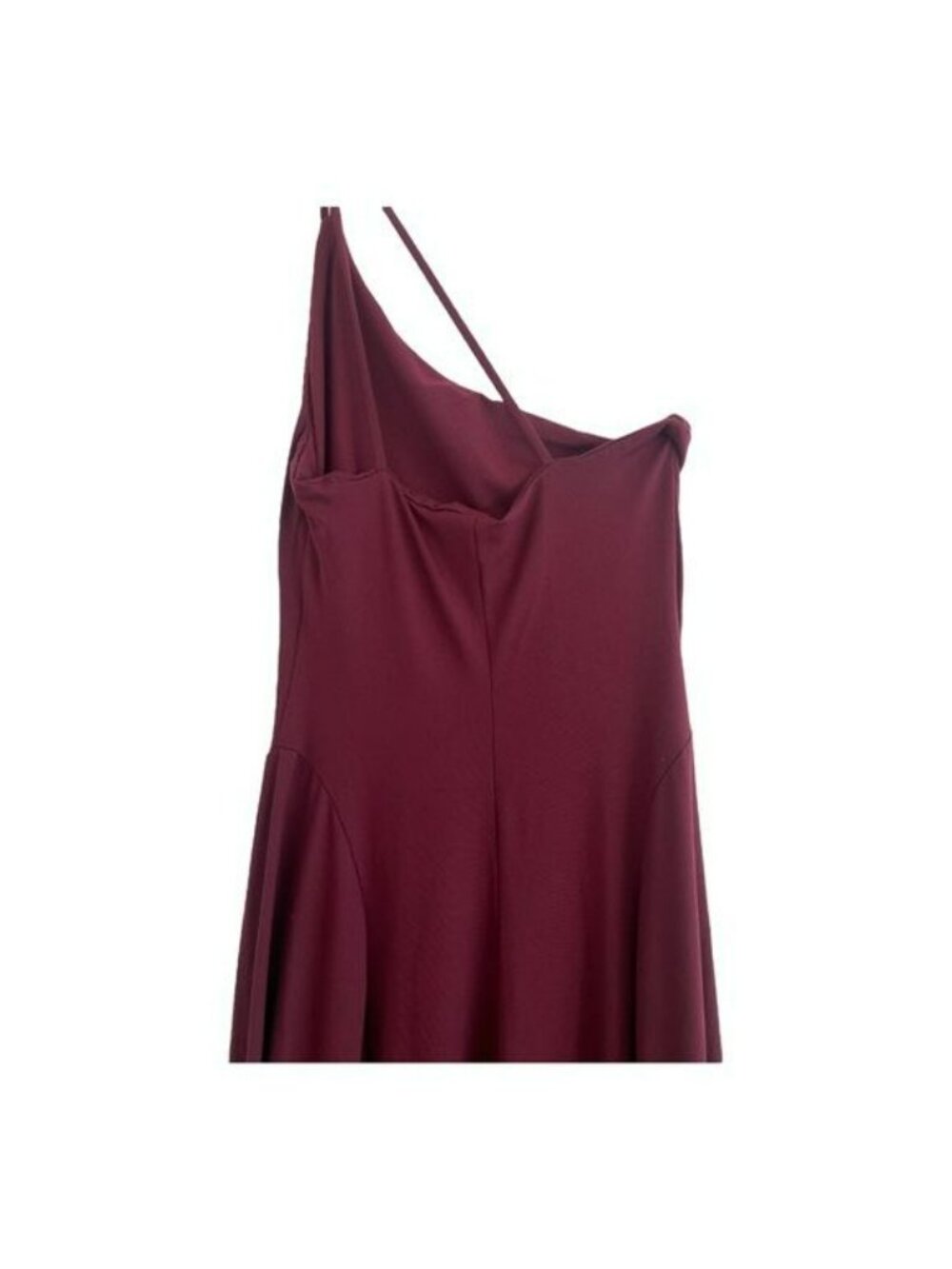 Susana Monaco Port Wine Double Strap Jersey Maxi Long Dress Size Large NWT - Picture 7 of 8